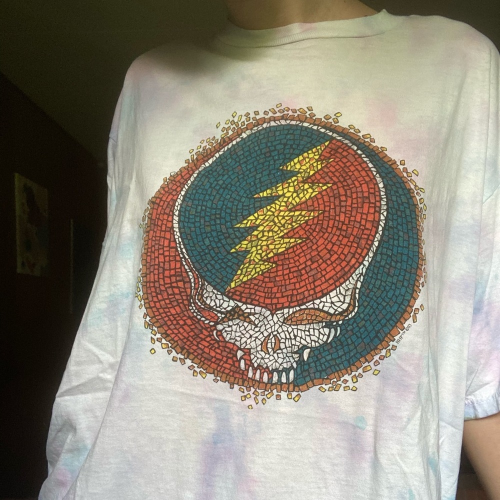 ‘93 mosaic Grateful Dead shirt 💀